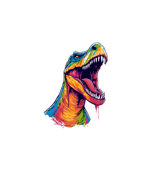 dino minta fehér pólón