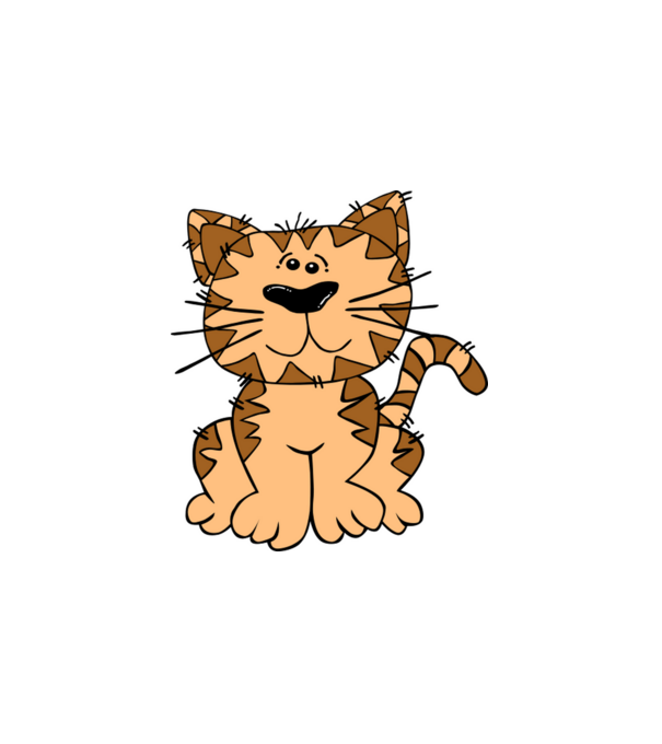 cat minta fehér pólón