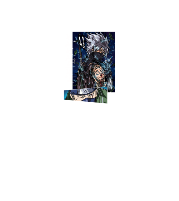 Kakashi minta fekete pólón