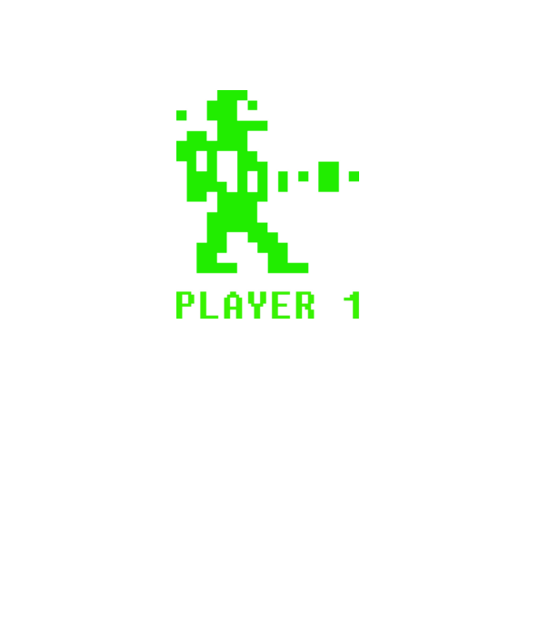 worrior player c64 commodore gamer retro computer minta fekete pólón