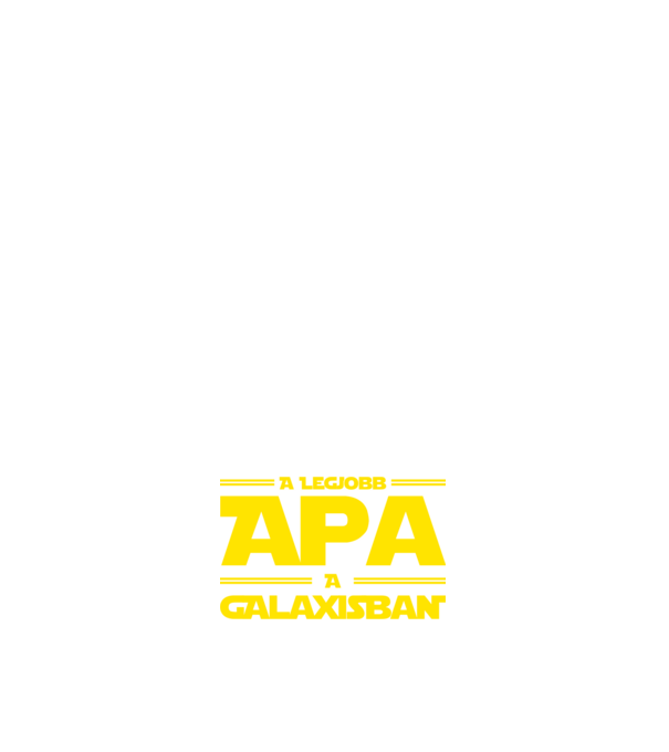 Legjobb apa minta sötétkék pólón