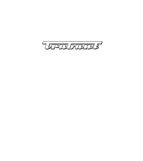 Trabant Logó Embléma 3D minta szürke pólón