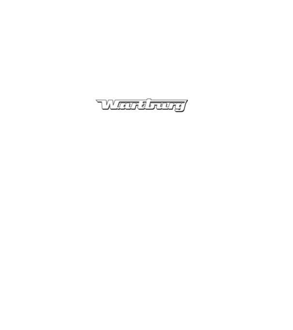 Wartburg Logó Embléma 3D v.2 minta szürke pólón