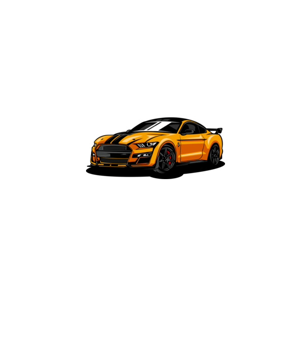 mustang minta szürke pólón