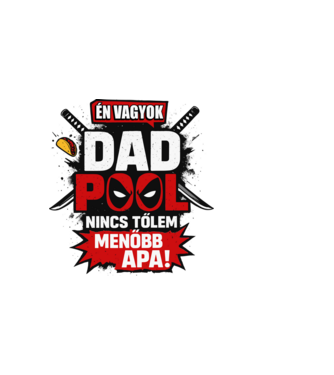 Nincs menőbb apa minta piros pólón