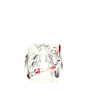 killer minta fekete pólón