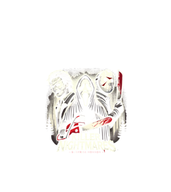 killer minta fekete pólón
