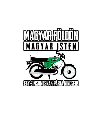 Simsonosnak párja nincsen minta fehér pólón