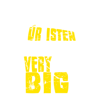 Úr isten very big  minta fehér pólón