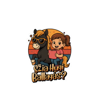 Szia Hugi Ballagás? minta fehér pólón