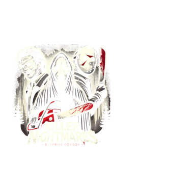 killer minta fekete pólón