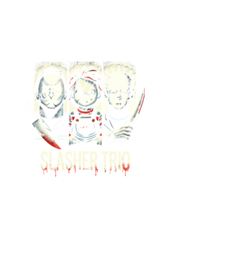 Slasher trio minta fekete pólón