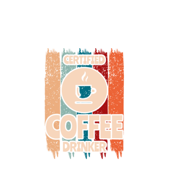 Coffe drinker minta fehér pólón