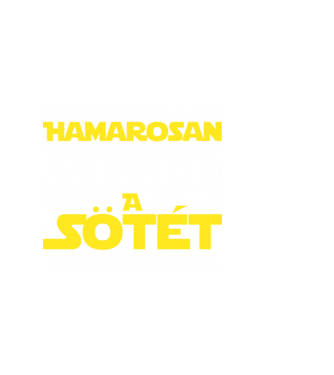 Lényegbúcsú - A sötét oldal (csapat) minta sötétkék pólón