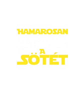 Lényegbúcsú - A sötét oldal (csapat) minta homokszín pólón