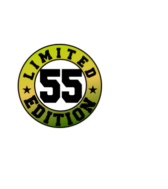 Limited edition 55 minta fehér pólón
