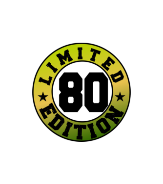 Limited edition 80 minta homokszín pólón