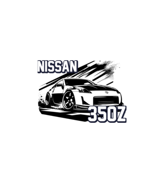 Nissan 350z minta fehér pólón