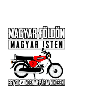 Simsonosnak párja nincsen minta világoskék pólón