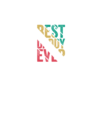 Best dady ever minta fekete pólón