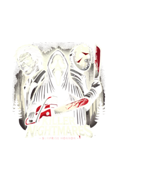 killer minta fekete pólón