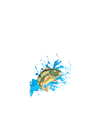 Halászlé király minta fehér pólón
