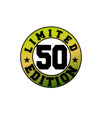 Limited edition 50 minta homokszín pólón