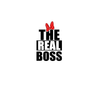 Real boss  minta fehér pólón