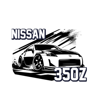 Nissan 350z minta fehér pólón