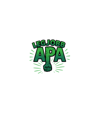 Legjobb apa hulkos minta homokszín pólón