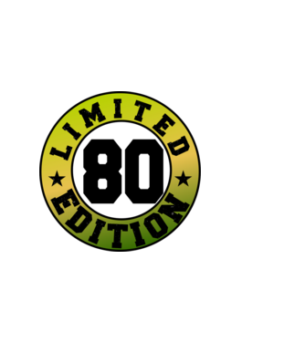 Limited edition 80 minta világos rózsaszín pólón