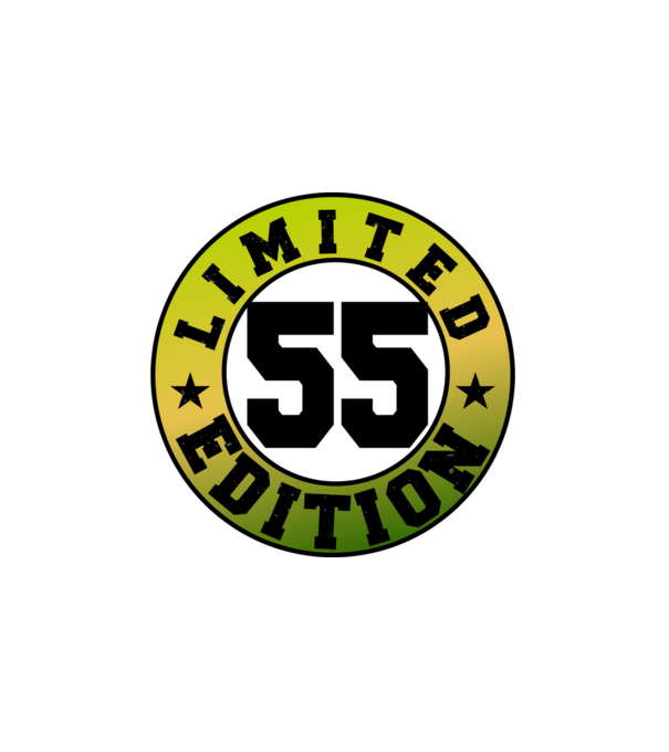 Limited edition 55 minta fehér pólón