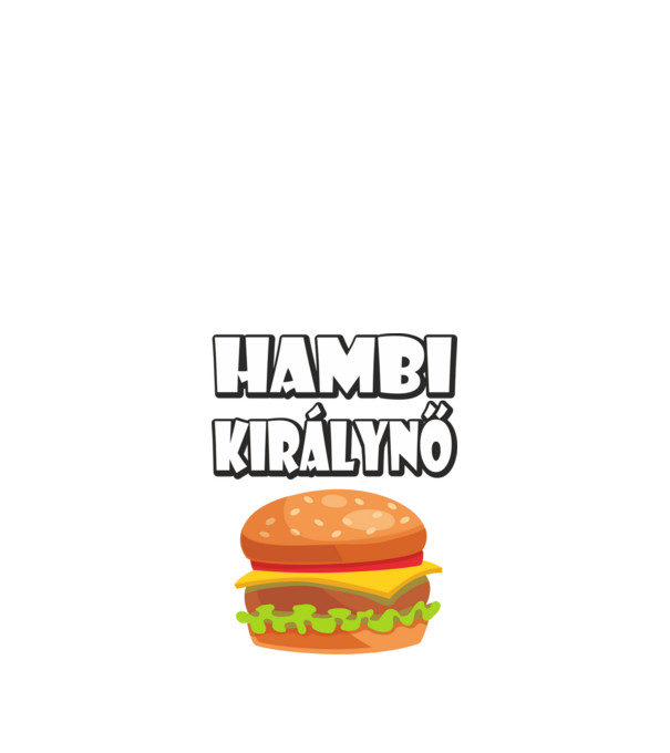 Hambi királynő minta homokszín pólón