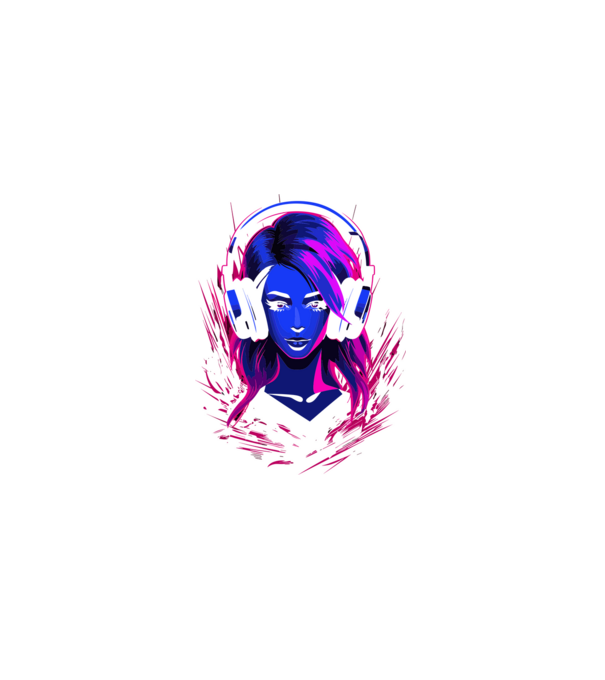 Gamer gir minta szürke pólón