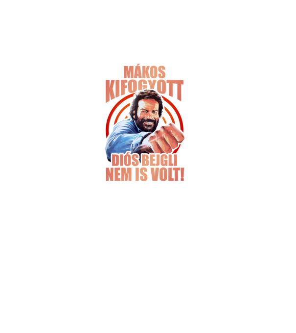 Karácsonyi bud spencer minta fekete pólón