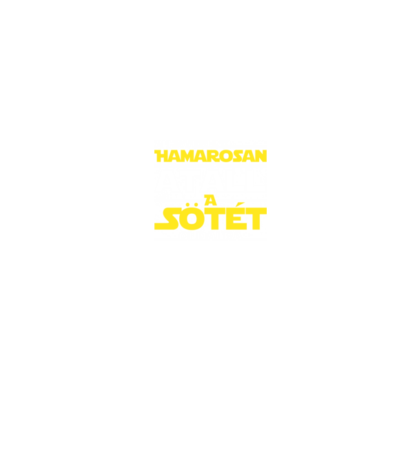 Lényegbúcsú - A sötét oldal (csapat) minta fekete pólón