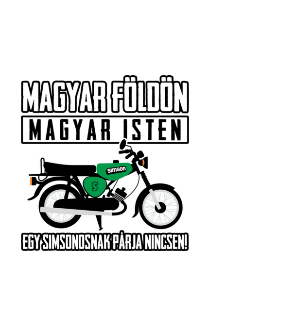 Simsonosnak párja nincsen minta fekete pólón