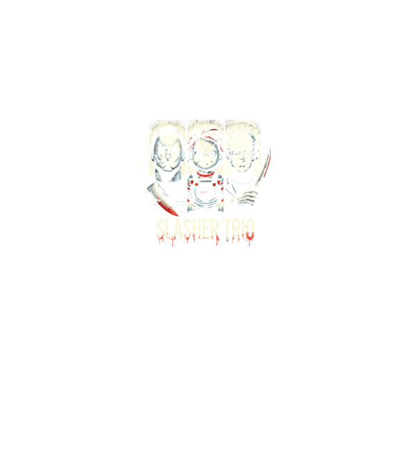 Slasher trio minta fekete pólón