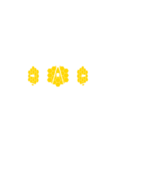 James Webb sárga-fehér minta fehér pólón