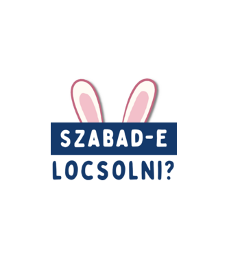 Szabad-e locsolni?  minta fehér pólón