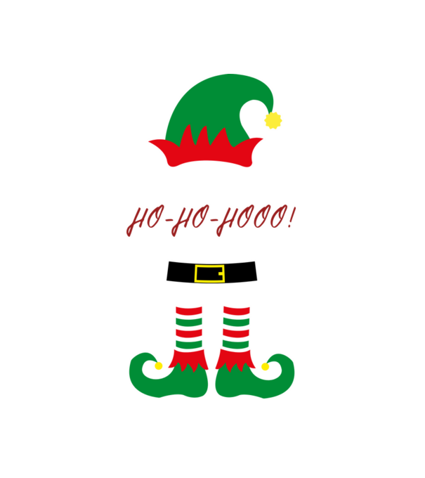 HO-HO-HOOO! minta fehér pólón