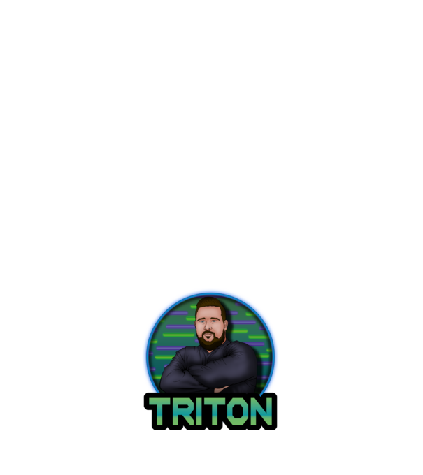 Triton Merch minta világos rózsaszín pólón