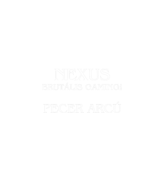 Nexus Gaming pecer arcú minta fekete pólón