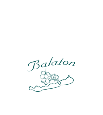 Balaton szőlővel és hordóval (színezhetö) minta fehér pólón