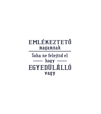 Emlékeztető magamnak - színezhető minta fehér pólón