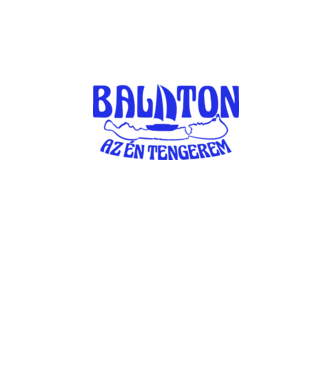 Balaton az én tengerem (színezhető) minta világoskék pólón