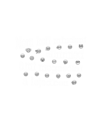 Nem kell mindent elhinned, ami megszólal a fejedben f minta fehér pólón
