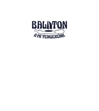 Balaton a mi tengerünk (színezhető) minta fehér pólón