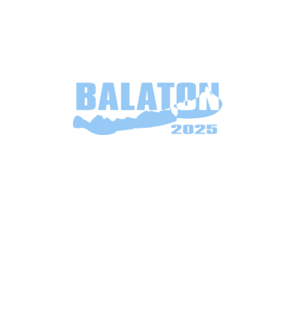 Balaton 2025 (színezhető) minta királykék pólón