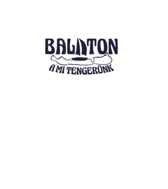 Balaton a mi tengerünk (színezhető) minta fehér pólón